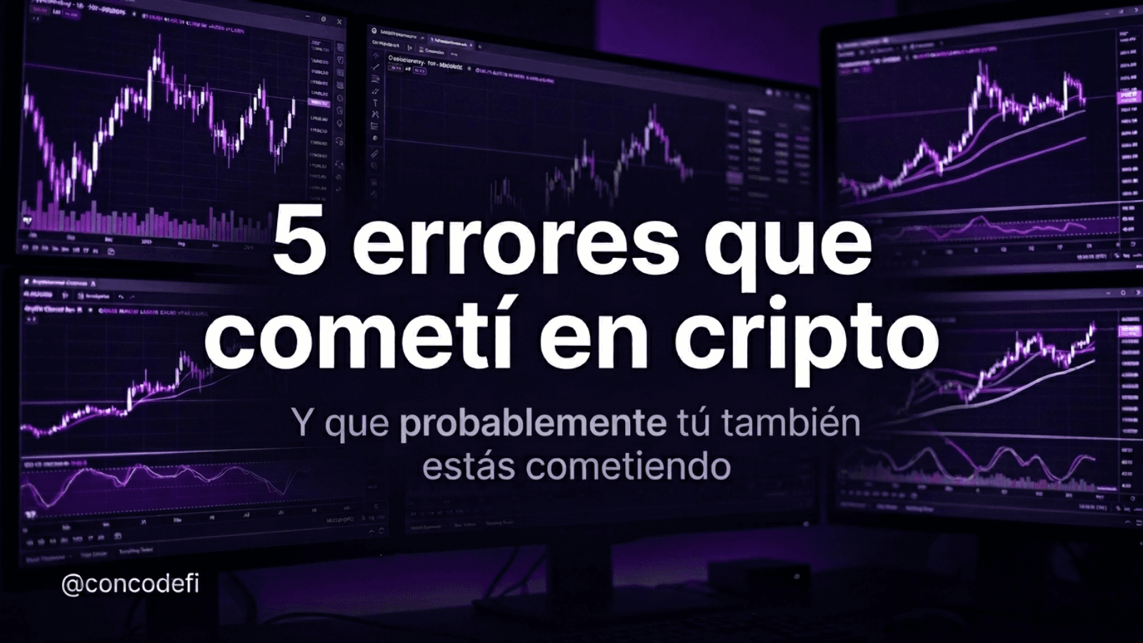 The 5 Mistakes I Made in My First Years in Crypto (And You're Probably Making Them Too)